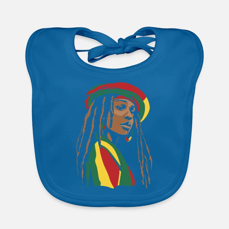 Dreadlocks de cheveux Rasta Dreads Bavoir bio Bébé