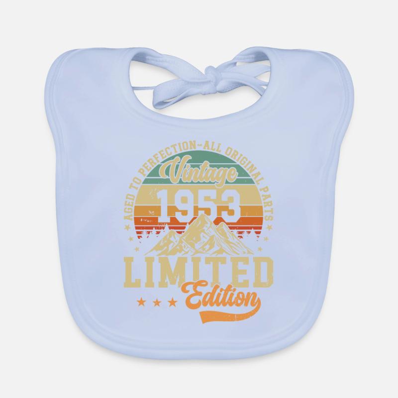 1953: Timeless Elegance Organic Baby Bibs