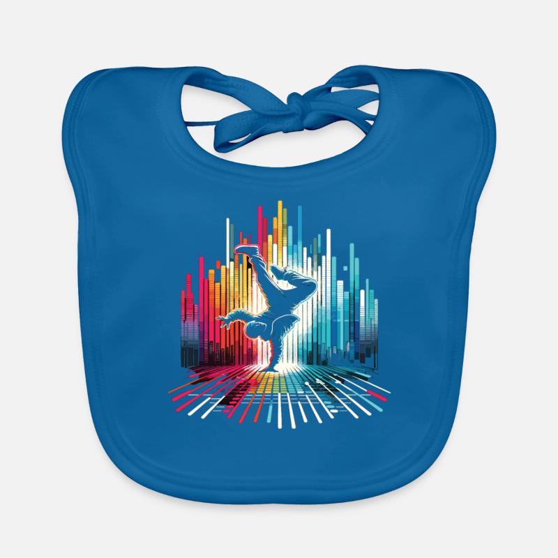 Breakdance Breakdancer Breakdance Kids Organic Baby Bibs