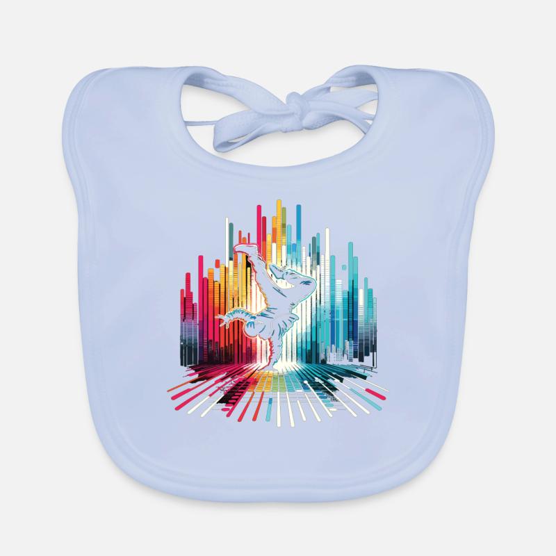 Breakdance Breakdancer Breakdance Kinder Baby Bio-Lätzchen