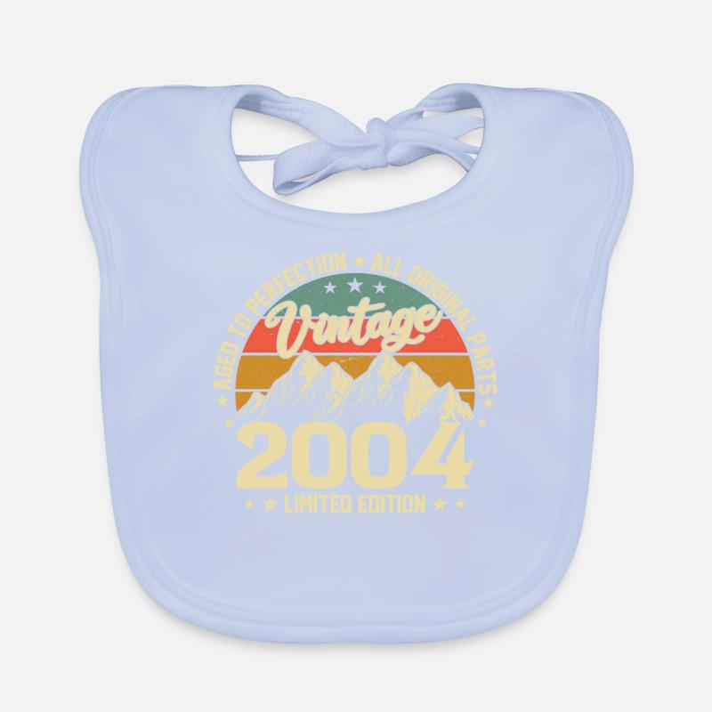 Vintage 2004 - Timeless elegance Organic Baby Bibs