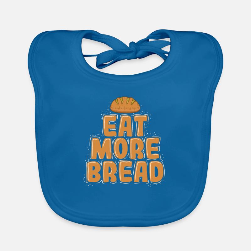 Eat More Bread Bäcker Backware Baby Bio-Lätzchen