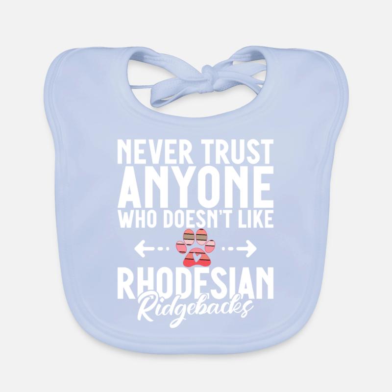 Cadeaux de Rhodesian Ridgeback Bavoir bio Bébé