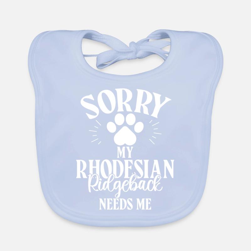 Cadeaux de Rhodesian Ridgeback Bavoir bio Bébé