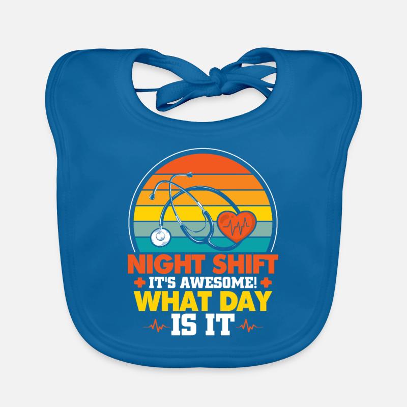 Night Shift It's Awesome Baby Bio-Lätzchen