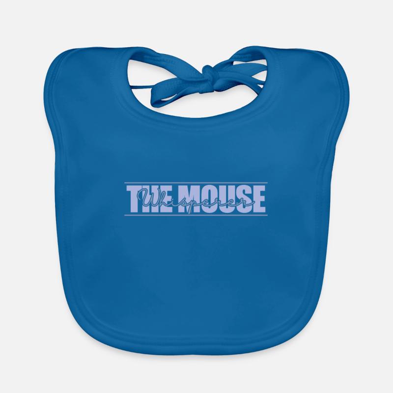 Le Mouse Whisperer Rongeur Fromage Bavoir bio Bébé