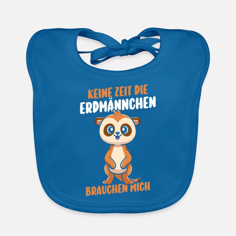 Erdmännchen Baby Bio-Lätzchen