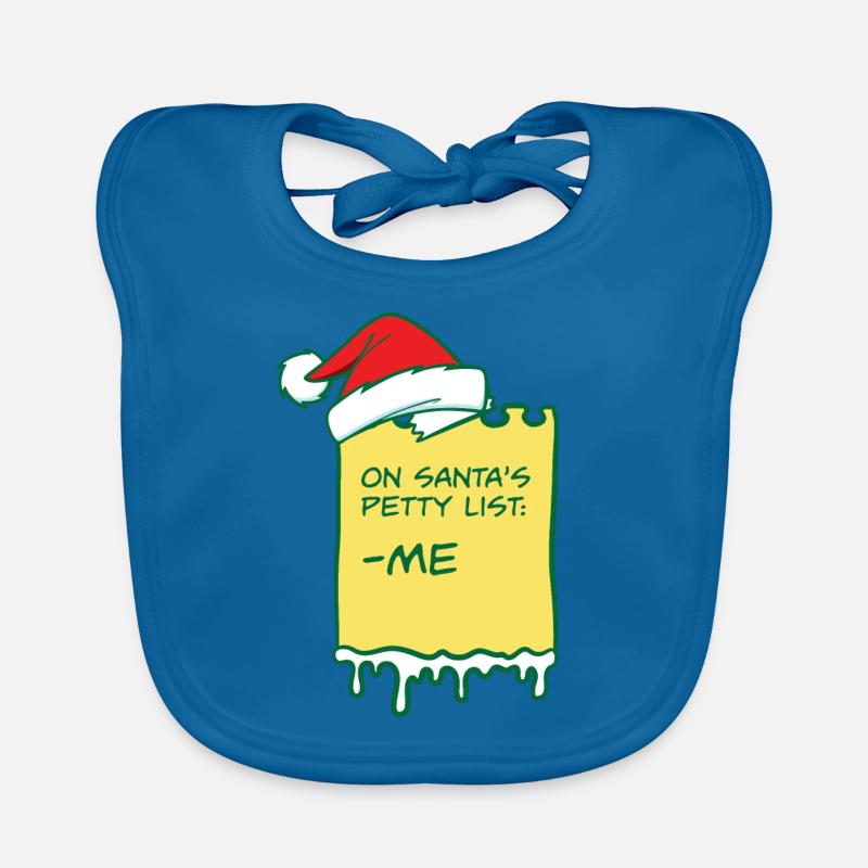 Sur la liste du Père Noël Pyjama de Noël Bavoir bio Bébé
