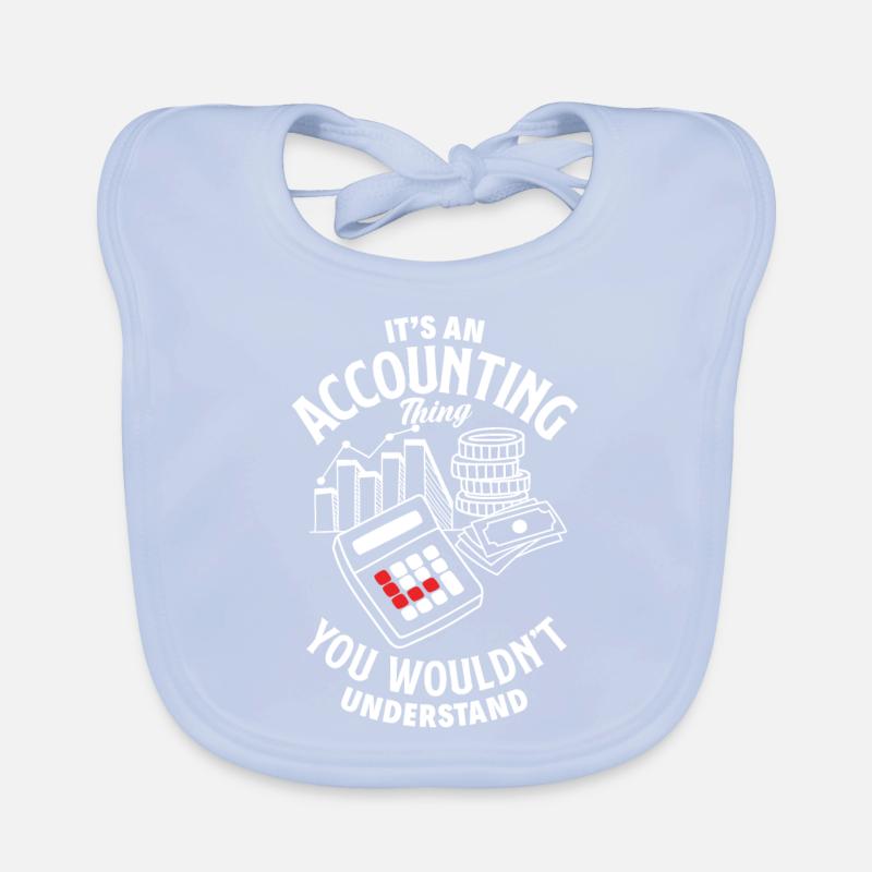 Drôle de cadeau comptable de conseiller fiscal Bavoir bio Bébé