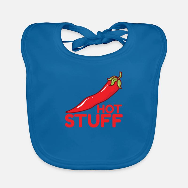 Hot Stuff Chili Spice Scoville Organic Baby Bibs