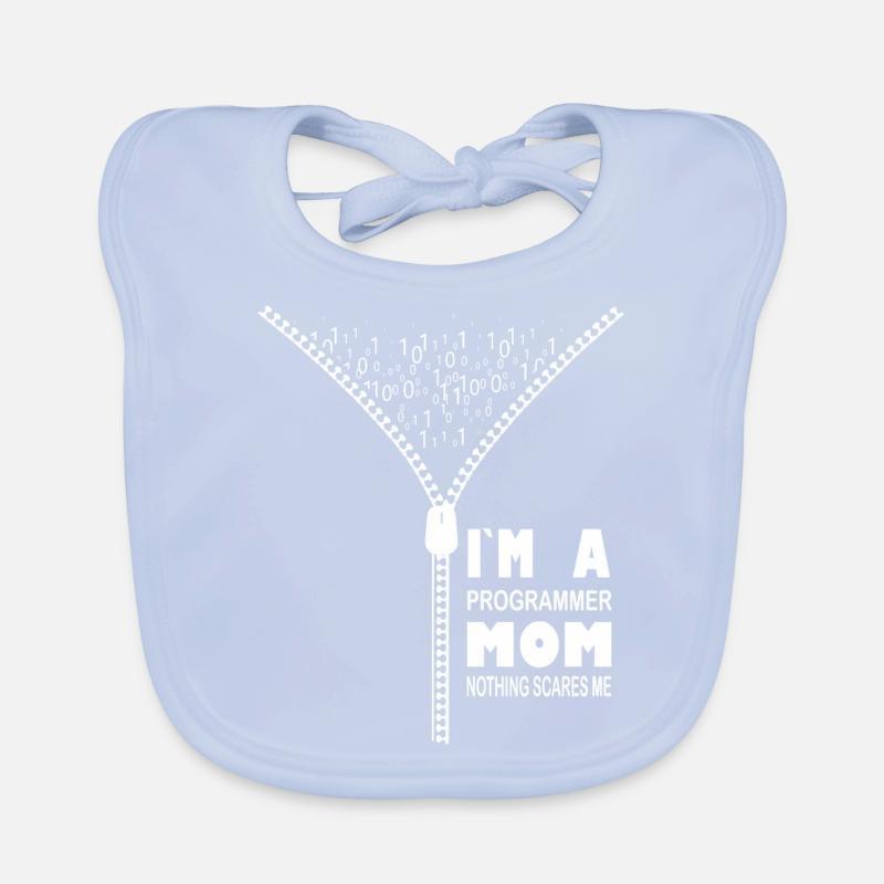Ich bin eine Programmiererin, Mama, nichts macht mir Angst Baby Bio-Lätzchen