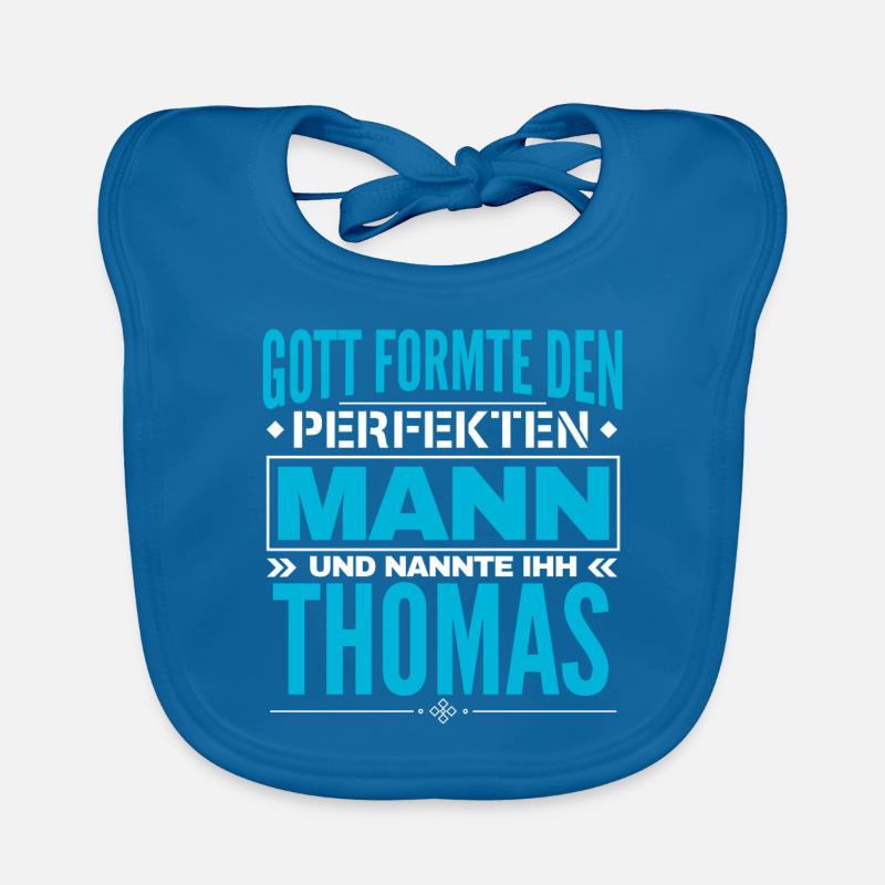 Thomas Name Design Baby Bio-Lätzchen