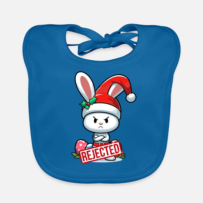 Offensé lapin de Pâques Noël cadeau drôle Bavoir bio Bébé