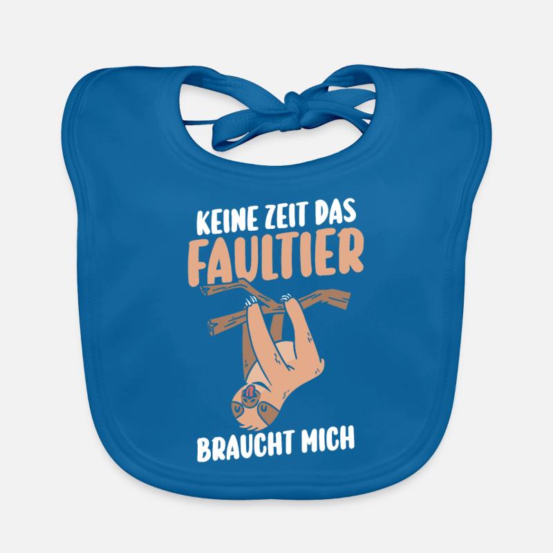 Faultier Baby Bio-Lätzchen