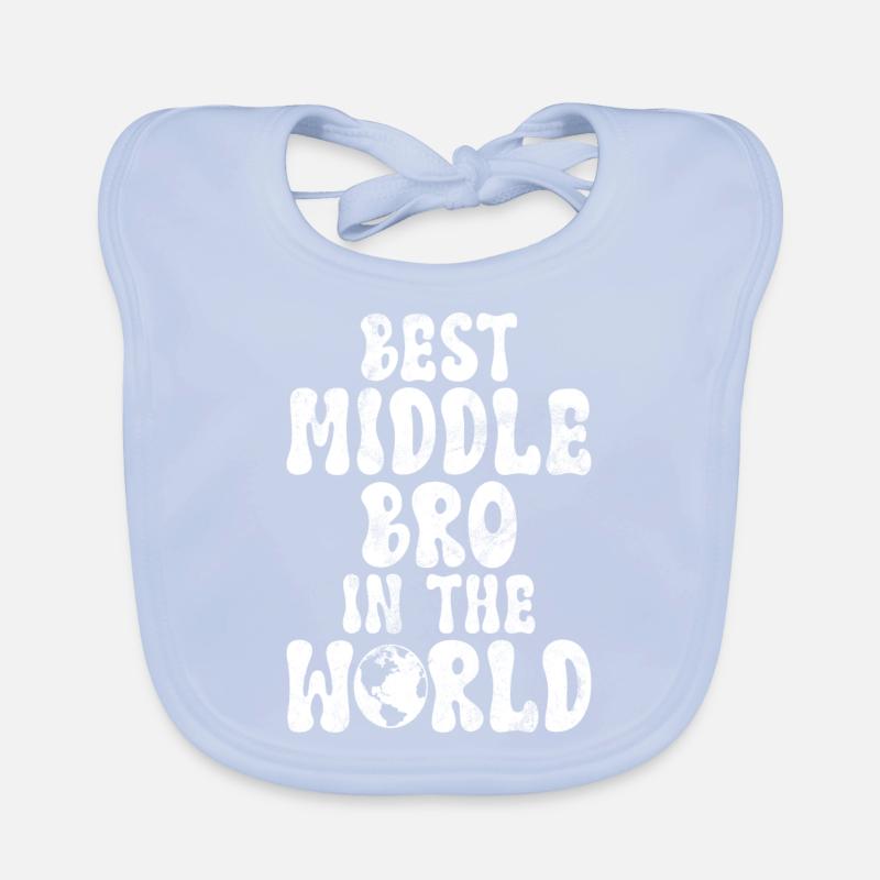 Cadeaux du frère du milieu Bavoir bio Bébé