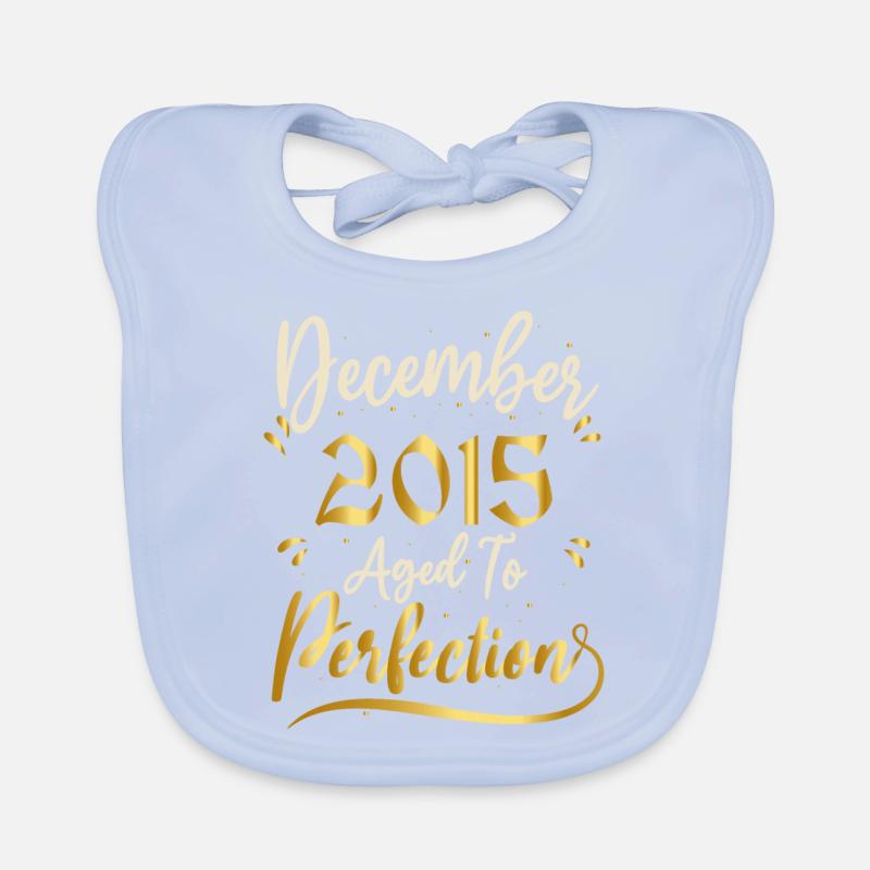 Décembre 2015 Décembre anniversaire December 2015 Bavoir bio Bébé