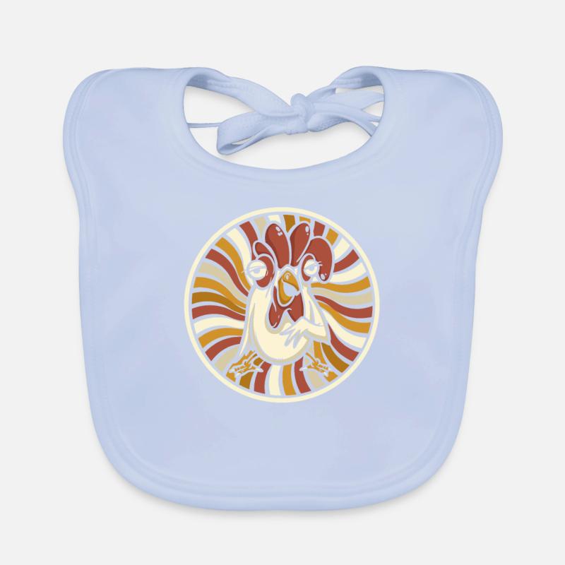 Poule de poulet Bavoir bio Bébé
