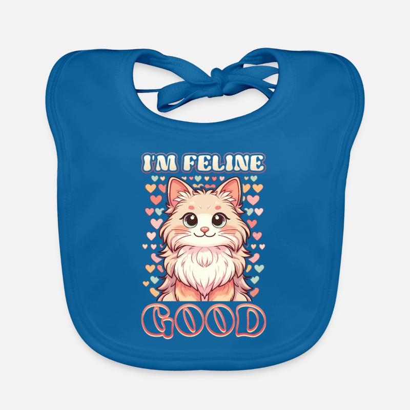 Drôle De Chat Dame, Chat Maman Bavoir bio Bébé