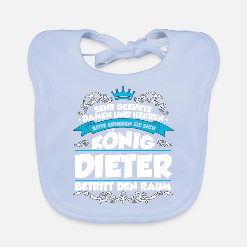 Dieter Name Design Baby Bio-Lätzchen
