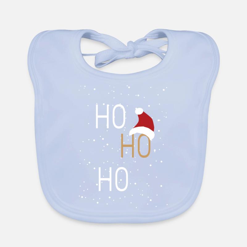 Weinachts-Ho Ho Ho Baby Bio-Lätzchen
