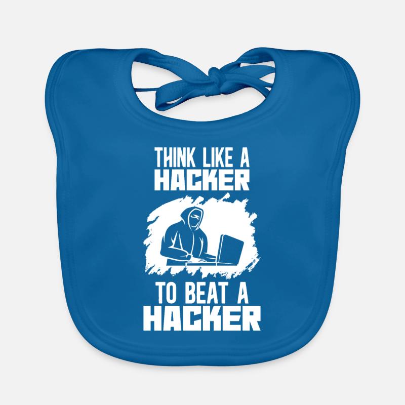 Hackers and Cyber Security - Ethical Hacking Organic Baby Bibs