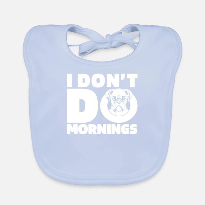 Boxer Dog German Boxer Funny Organic Baby Bibs
