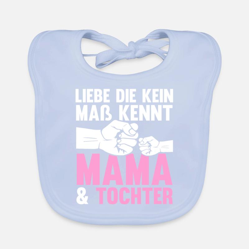 Mutter Muttertag Mama und Tochter Baby Bio-Lätzchen