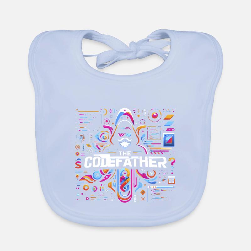 Le Père du Code 6 Bavoir bio Bébé