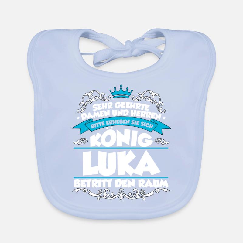 Luka Name Design Baby Bio-Lätzchen