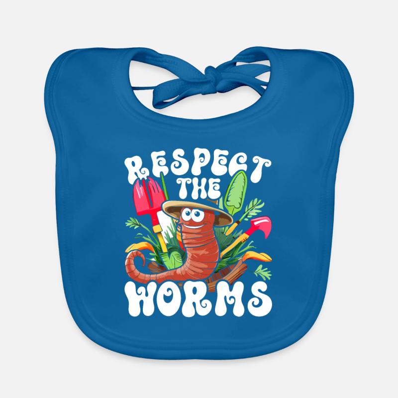 Worm Breeder Worm Breeder Respect The Worms Organic Baby Bibs