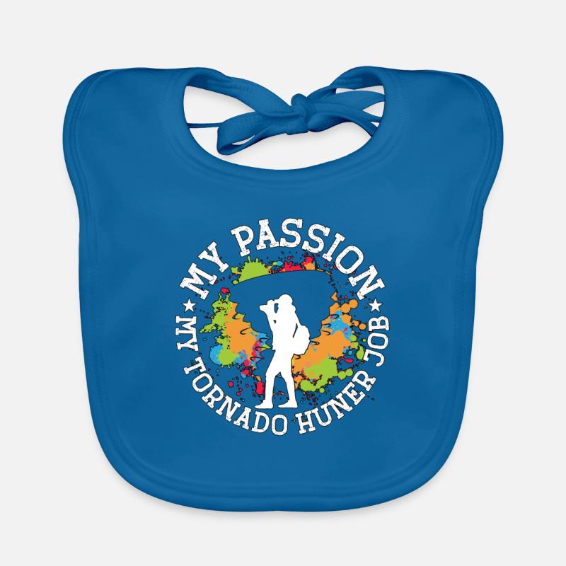 Tornado Hunter My Passion My Tornado Storm Chasing Organic Baby Bibs