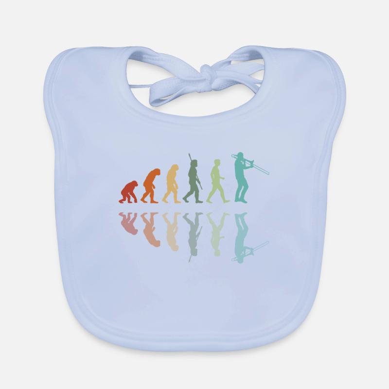 Trombonist Evolution Organic Baby Bibs