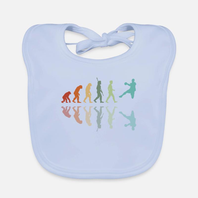 Handball-Evolution Baby Bio-Lätzchen