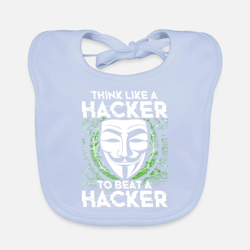 Hacker éthique Ethischer Hacker Bavoir bio Bébé