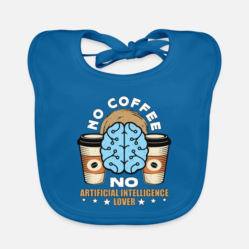 Intelligence artificielle Pas de café Pas de café Cyborg Bavoir bio Bébé