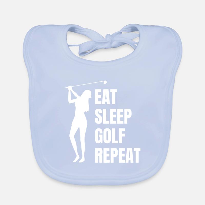 Golfers Golf Course Golf Golf Golf Club Organic Baby Bibs