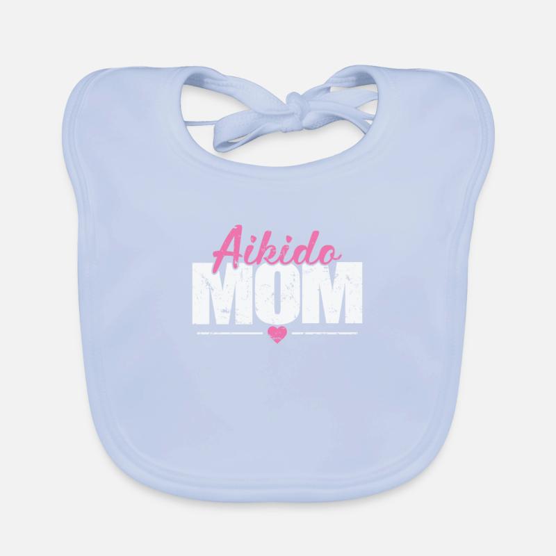Aikido Mom Training Martial Arts Organic Baby Bibs