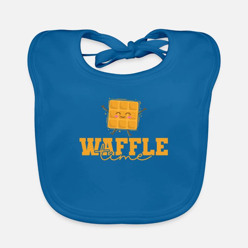 Waffle Time Lieblingsessen Baby Bio-Lätzchen
