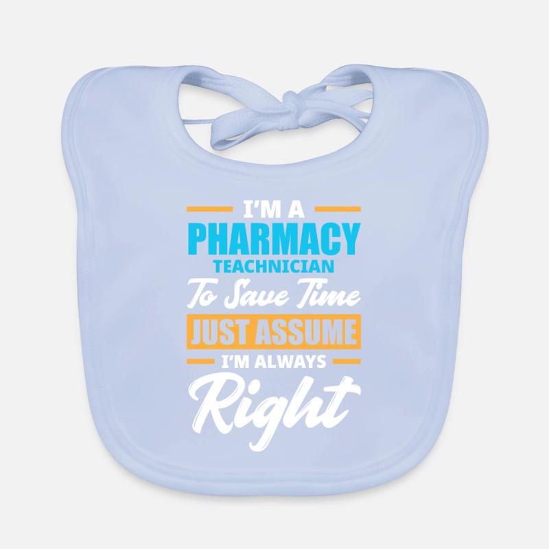 Apotheker Apothekerin Apotheke Geschenk Baby Bio-Lätzchen