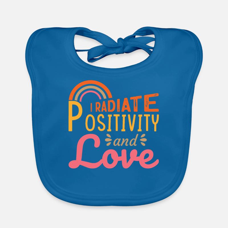 Inspirational Positive Affirmations Design for Organic Baby Bibs