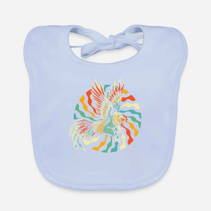 Poule de poulet Bavoir bio Bébé