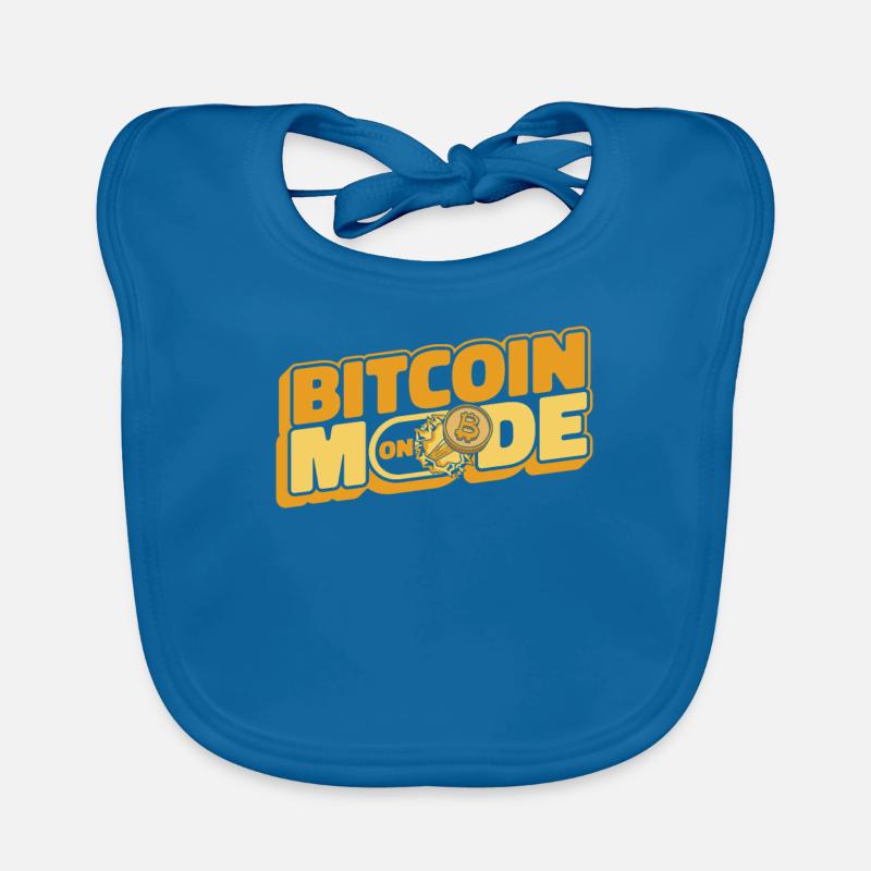 Mode Bitcoin Sur Blockchain Crypto Crypto Bavoir bio Bébé