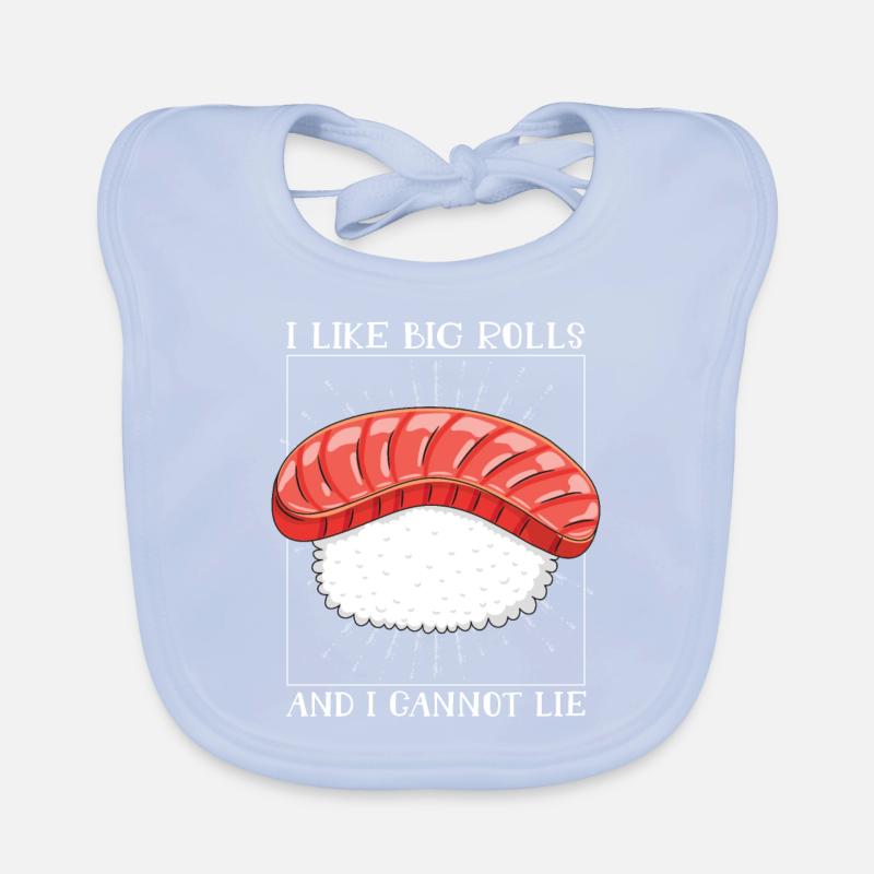 I Like Big Rolls And I Cannot Lie 2I Like Big Roll Organic Baby Bibs