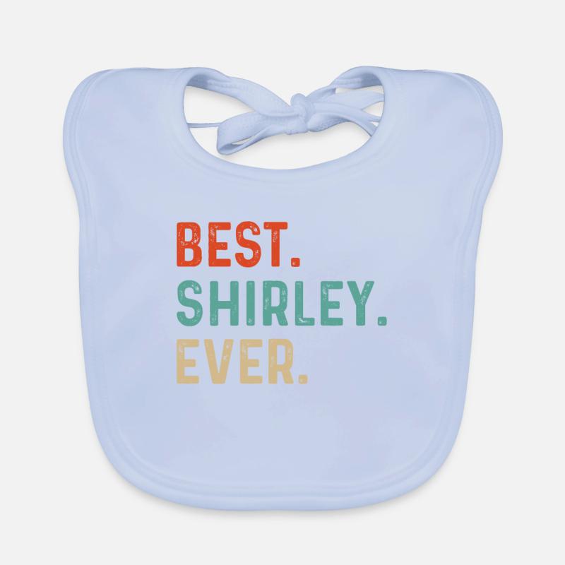 Shirley Name Baby Bio-Lätzchen