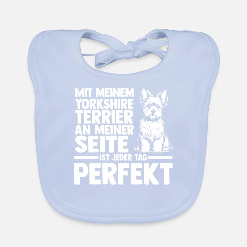 Hund Yorkshire Terrier Baby Bio-Lätzchen