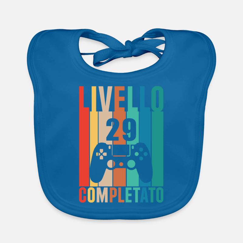 Level 29 Completed 29 Years Player Level 29 Organic Baby Bibs