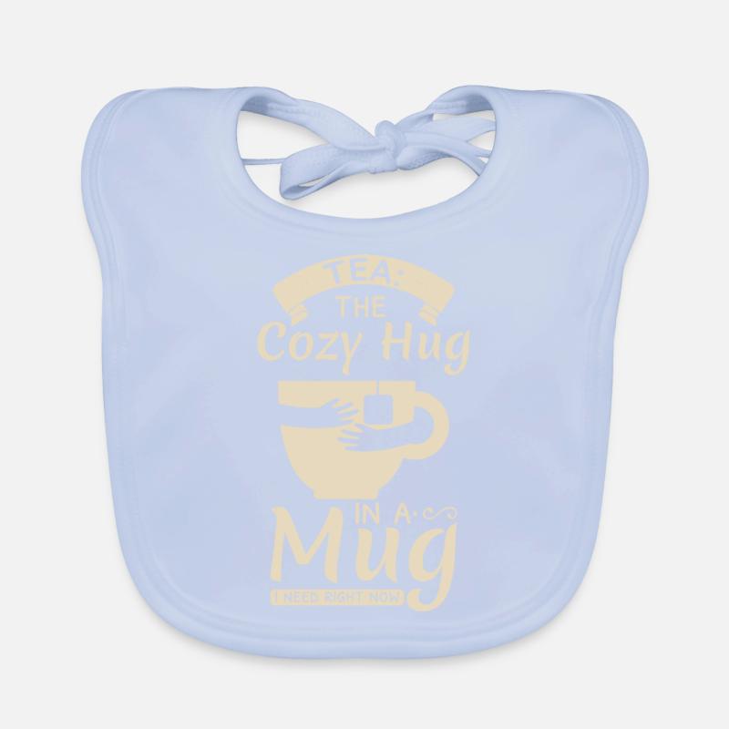 Tea Lover Funny Tea Pun Organic Baby Bibs