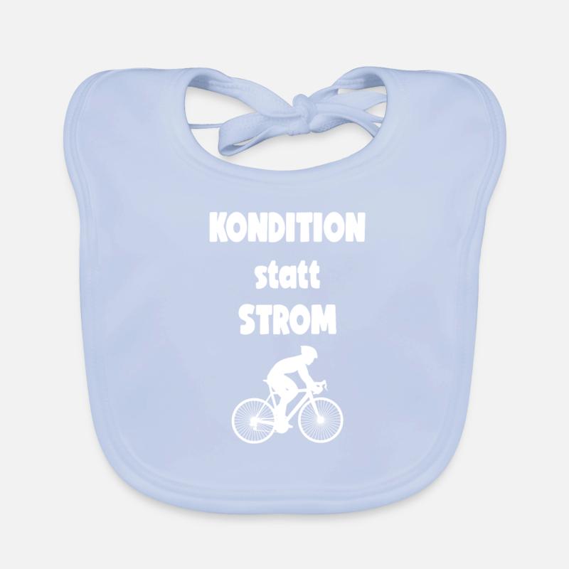 Kondition statt Strom Baby Bio-Lätzchen