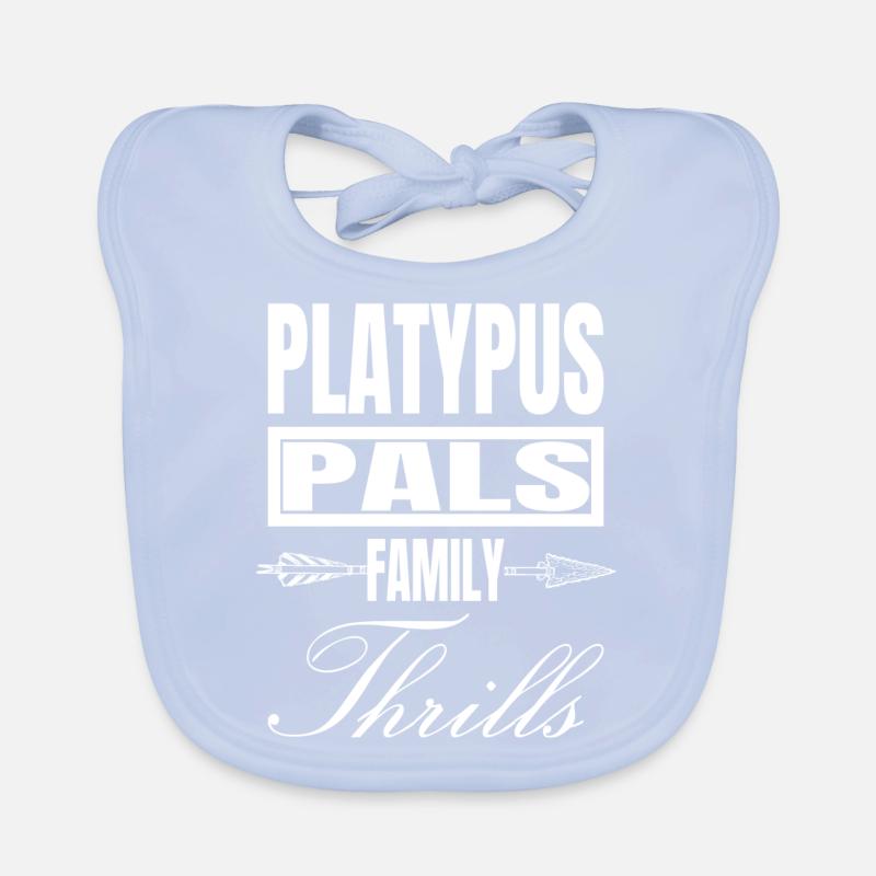 gift idea funny fun awesome humor monotremes Baby Bio-Lätzchen