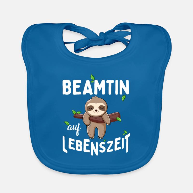 Beamtin auf Lebenszeit Baby Bio-Lätzchen